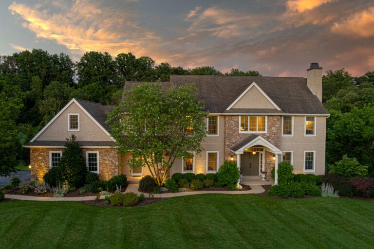 Twilight Photography of Chester County Real Estate